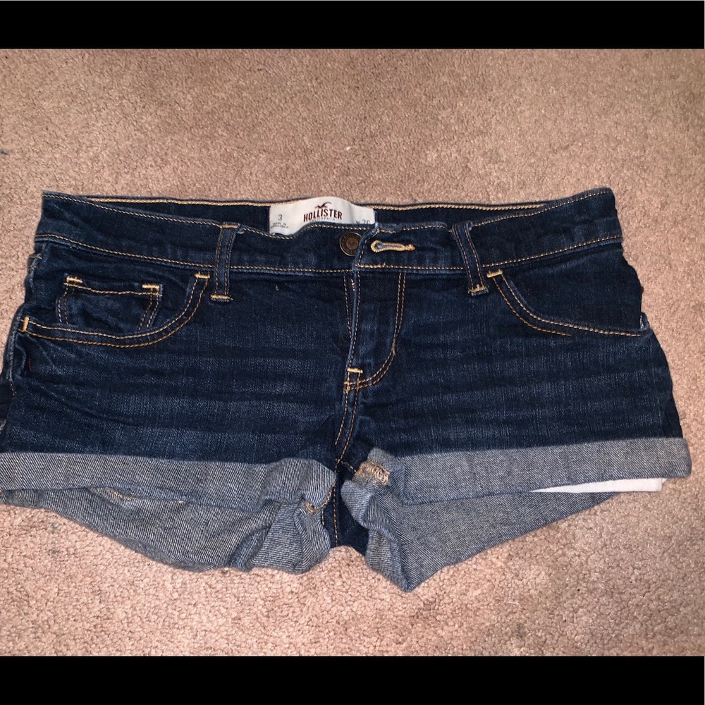 Hollister jean short shorts